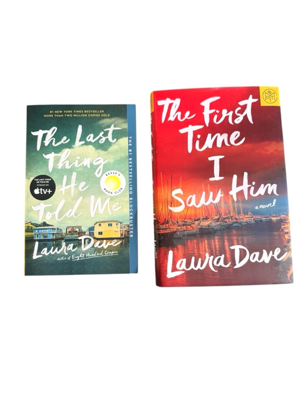 Laura Dave The Last Thing He Told Me The First Time I Saw Him 2 Book Series Set